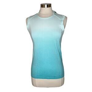 Slazenger Vapor Sleeveless Ombre Golf Polo Shirt Blue Women’s Size Small New NWT